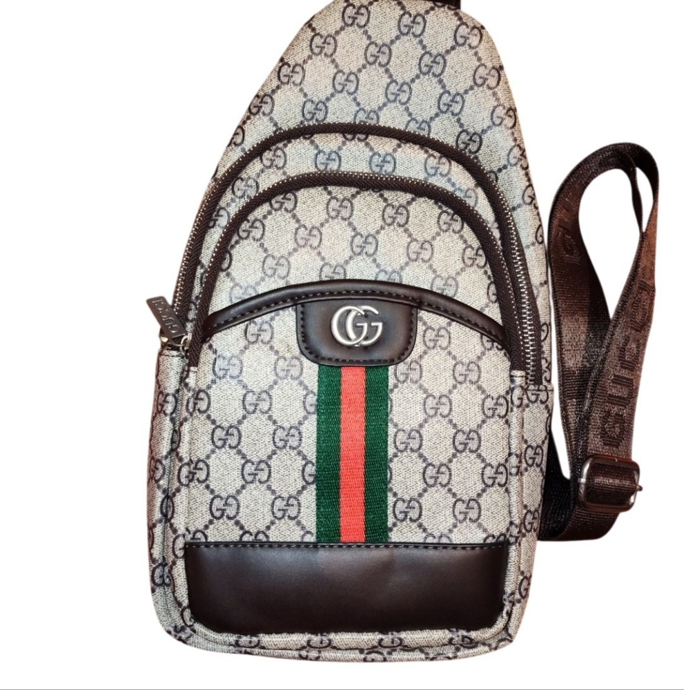 Gucci Monogram Crossbody Bag Unisex